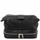 Jacob Trousse de Toilette en Cuir Noir TL142204