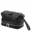 Jacob Trousse de Toilette en Cuir Noir TL142204