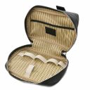 Jacob Trousse de Toilette en Cuir Noir TL142204