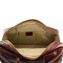 Bora Bora Set Trolley da Viaggio in Pelle Marrone TL3072