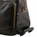 Bora Bora Set Trolley da Viaggio in Pelle Marrone TL3072
