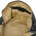 Colombo Weekend Reisetasche aus Leder und Reise Kulturtasche aus Leder Schwarz TL142235