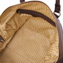 Colombo Borsone da Viaggio in Pelle e Beauty Case in Pelle Testa di Moro TL142235