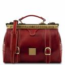 Monalisa Mallette Infirmière Rétro en Cuir Avec Boucles Rouge TL10034