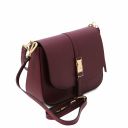 Nausica Bolso en Piel Bordeaux TL141598