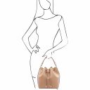 Vittoria Borsa Secchiello in Pelle Champagne TL141531