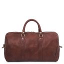 Colombo Borsone da Viaggio in Pelle e Beauty Case in Pelle Marrone TL142235