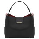Clio Sac Seau en Cuir Noir TL141690