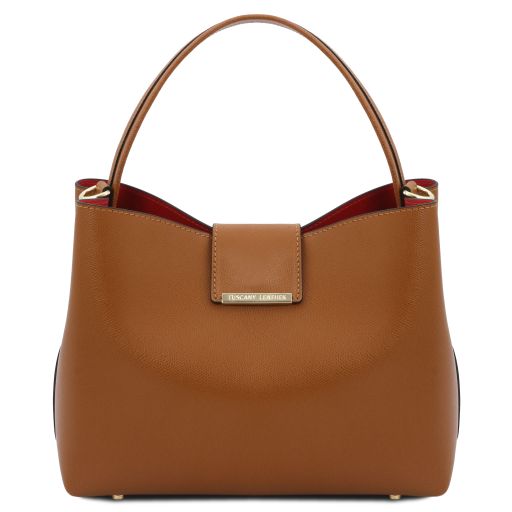 Clio Sac Seau en Cuir Cognac TL141690