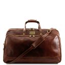 Bora Bora Set Trolley da Viaggio in Pelle Marrone TL3072