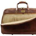 Bora Bora Set Trolley da Viaggio in Pelle Marrone TL3072