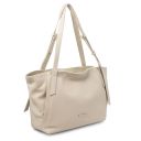 TL Bag Bolso Shopping en Piel Suave Beige TL142230