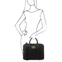 Prato Exclusive Saffiano Leather Laptop Case Black TL141626