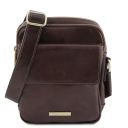 Larry Sac Bandoulière en Cuir Marron foncé TL141915