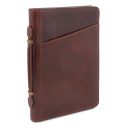 Claudio Exclusive Leather Document Case With Handle Коричневый TL141404