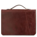 Claudio Exclusive Leather Document Case With Handle Коричневый TL141404