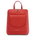 TL Bag Petite sac à dos en Cuir Pour Femme Corail TL142092