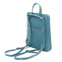 TL Bag Zaino Piccolo da Donna in Pelle Azzurro TL142092