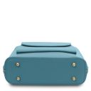 TL Bag Zaino Piccolo da Donna in Pelle Azzurro TL142092