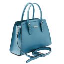 TL Bag Bolso Noche en Piel Azul celeste TL142147