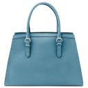 TL Bag Bolso Noche en Piel Azul celeste TL142147