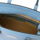 TL Bag Bolso Noche en Piel Azul celeste TL142147