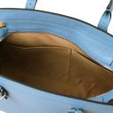 TL Bag Bolso Noche en Piel Azul celeste TL142147