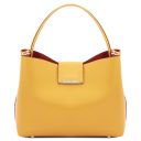 Clio Borsa Secchiello in Pelle Giallo TL141690