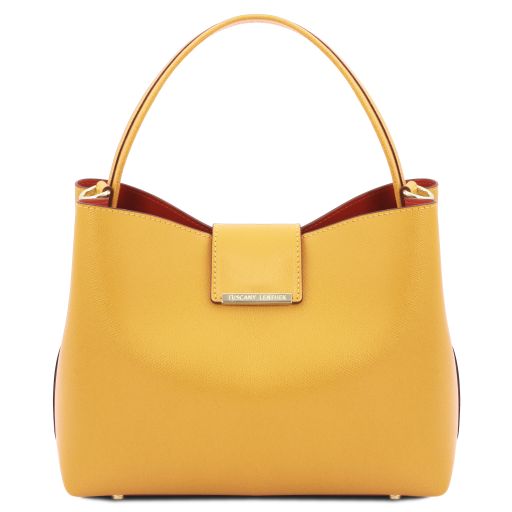 Clio Borsa Secchiello in Pelle Giallo TL141690