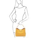 Clio Borsa Secchiello in Pelle Giallo TL141690