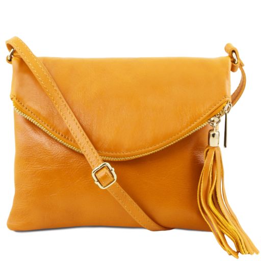 TL Young Bag Bolso con Bandolera y Borla Amarillo TL141153