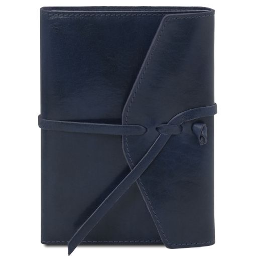 Journal / Carnet en Cuir Bleu foncé TL142027