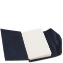 Journal / Carnet en Cuir Bleu foncé TL142027