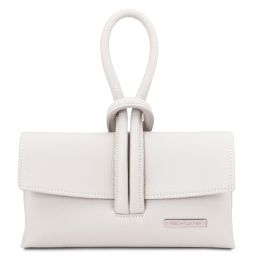 TL Bag Bolso Noche en Piel Blanco TL141990