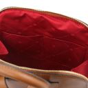 TL Bag Saffiano Leather Backpack for Women Cognac TL141631
