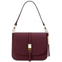 Nausica Bolso en Piel Bordeaux TL141598