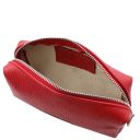 TL Bag Soft Leather Toiletry Case Lipstick Red TL142315