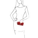 TL Bag Soft Leather Toiletry Case Lipstick Red TL142315