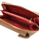 TL Bag Leather Wallet/phone Holder With Strap Taupe TL142323