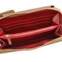 TL Bag Leather Wallet/phone Holder With Strap Taupe TL142323